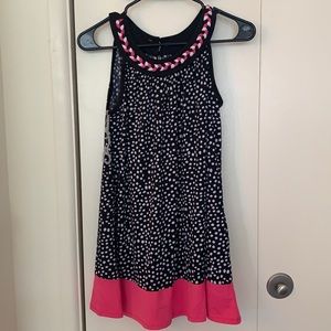 Disorderly Kids black, white and pink dress